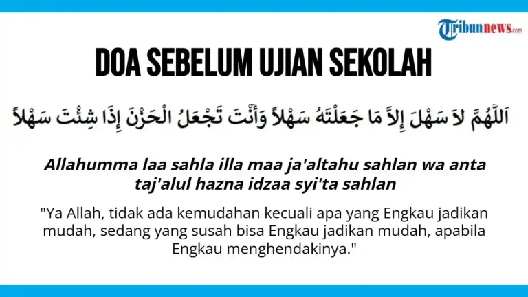 5 Doa Untuk Ujian Sekolah Lancar Yang Wajib Diketahui