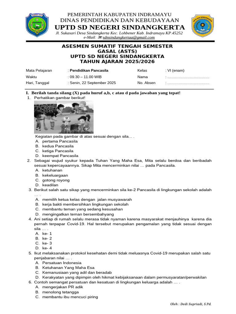Pengamalan Sila Pancasila di Sekolah PDF