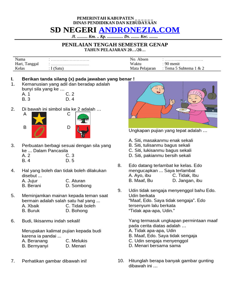 5 Rahasia Nilai Sempurna Mengerjakan Soal UTS Tema 5 Kelas 3 yang Wajib Diketahui Orang Tua