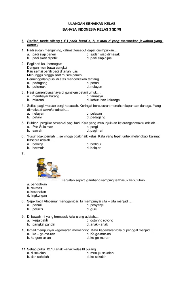 Asah Keterampilan Gerak Latihan Soal Penjaskes Kelas 3 SD Semester 2