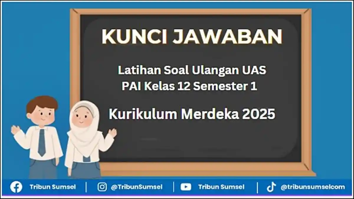 25 Latihan Soal Ulangan UAS PAI Kelas 12 Semester 1 dan Kunci Jawaban