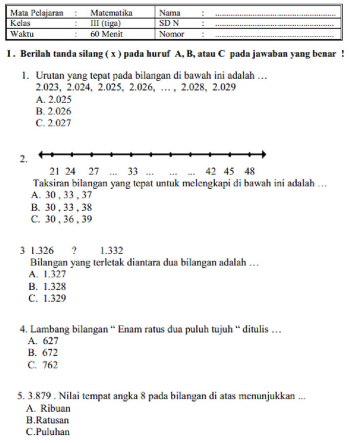 7 Rahasia Nilai Sempurna Soal PAS Kelas 3 Semester 1 yang Wajib Siswa Ketahui Sekarang