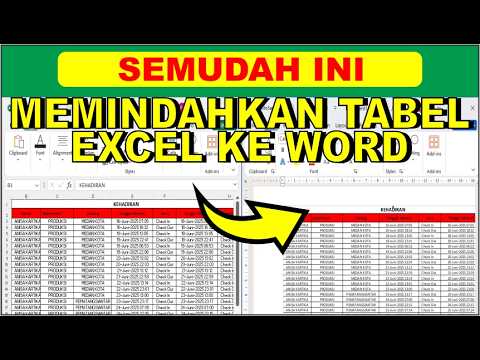 3 Cara Memindahkan Tabel Excel Ke Ms Word Agar Rapi dan Tidak Terpotong