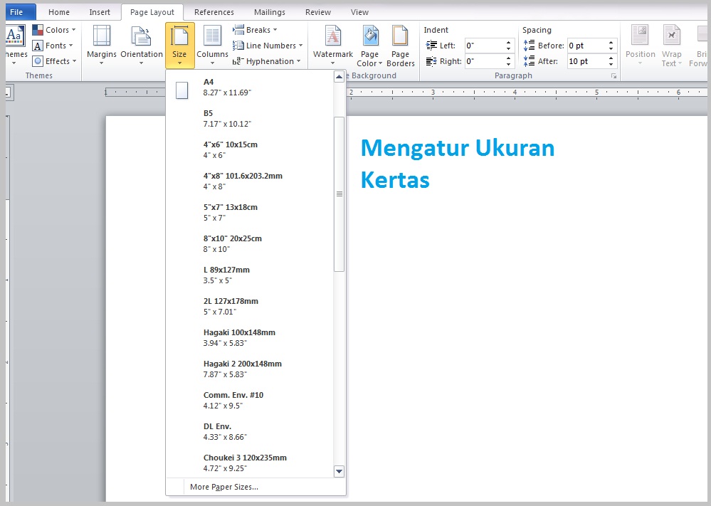Cara Mengatur Ukuran Kertas di Word Cocok Untuk Pemula Cara Mengatur Ukuran Kertas di Word Cocok Untuk Pemula