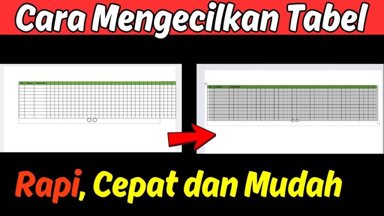 Rahasia 2026: 3 Langkah Mudah Cara Mengecilkan Kolom Tabel di Word yang Selama Ini Salah