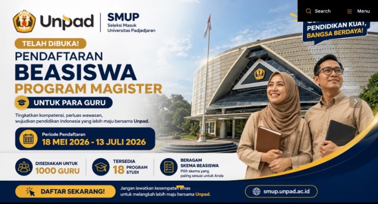 5 Fakta Beasiswa Unpad 2026: Guru Bisa Kuliah S2 Gratis, Ternyata Begini 5 Fakta Beasiswa Unpad 2026: Guru Bisa Kuliah S2 Gratis, Ternyata Begini
