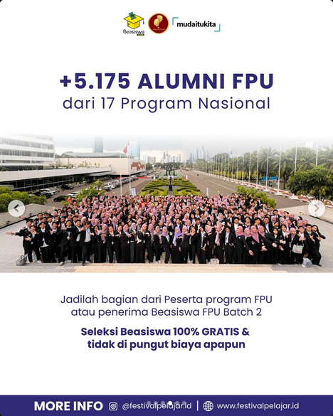 5 Fakta Mengejutkan Beasiswa FPU Batch 2 yang Wajib Kamu Tahu Sebelum Mendaftar