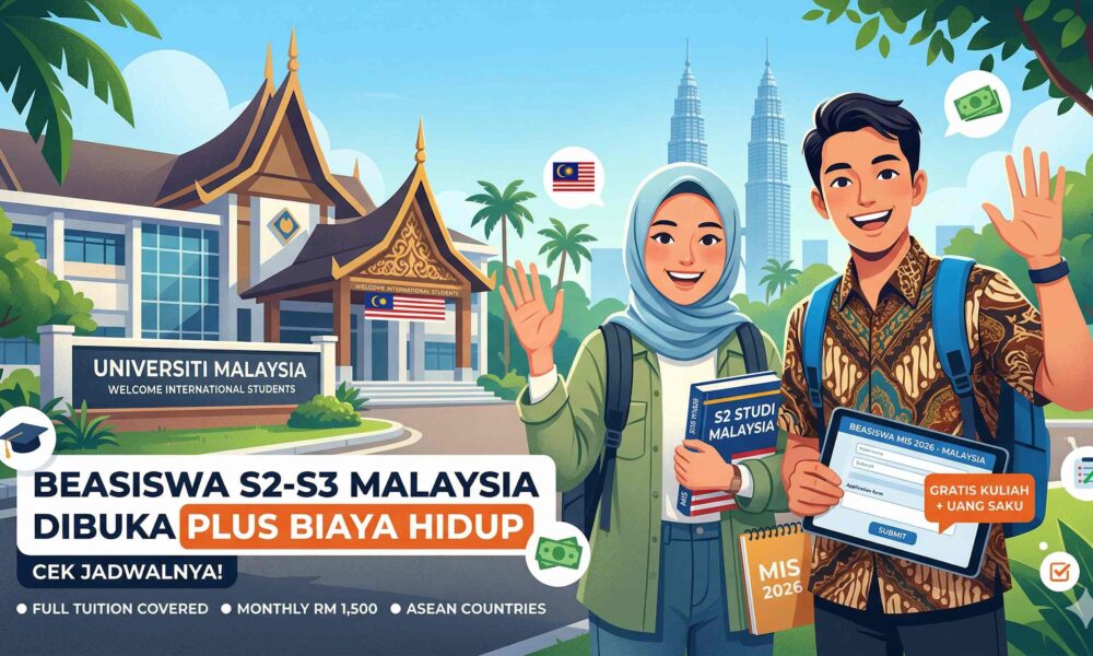 Kuliah S2-S3 di Malaysia Gratis Plus Uang Saku Cek Syarat Beasiswa MIS Kuliah S2-S3 di Malaysia Gratis Plus Uang Saku Cek Syarat Beasiswa MIS