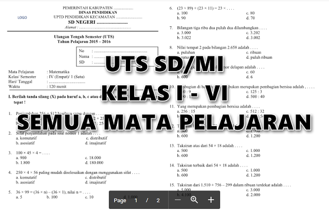 Pelajaran Pkn Sd Kelas 1 Semester 2 - SiswaPelajar com