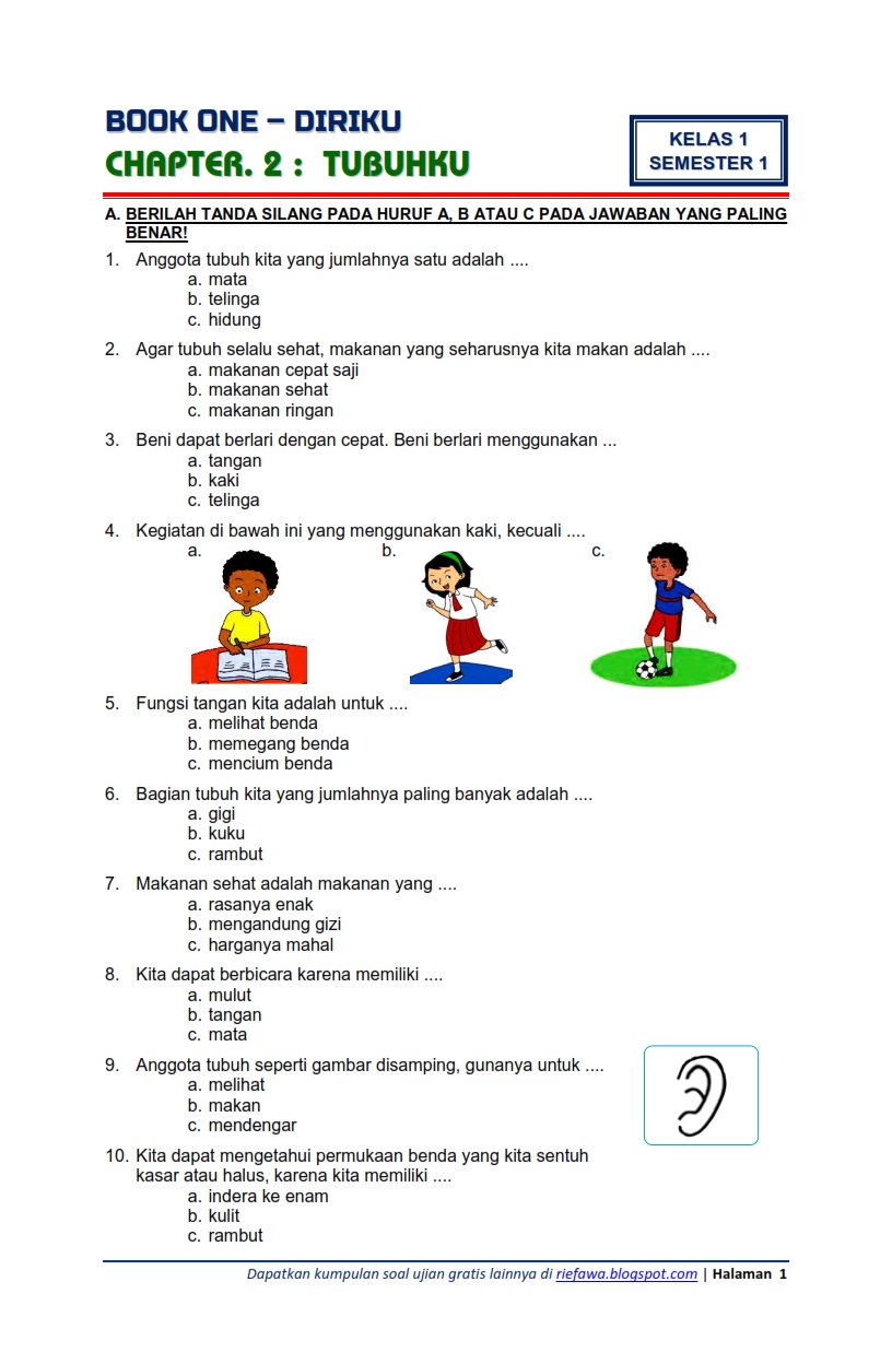 7 Rahasia Contoh Soal Ujian Kelas 1 SD Kurikulum 2013 yang Membuat Anak Sukses