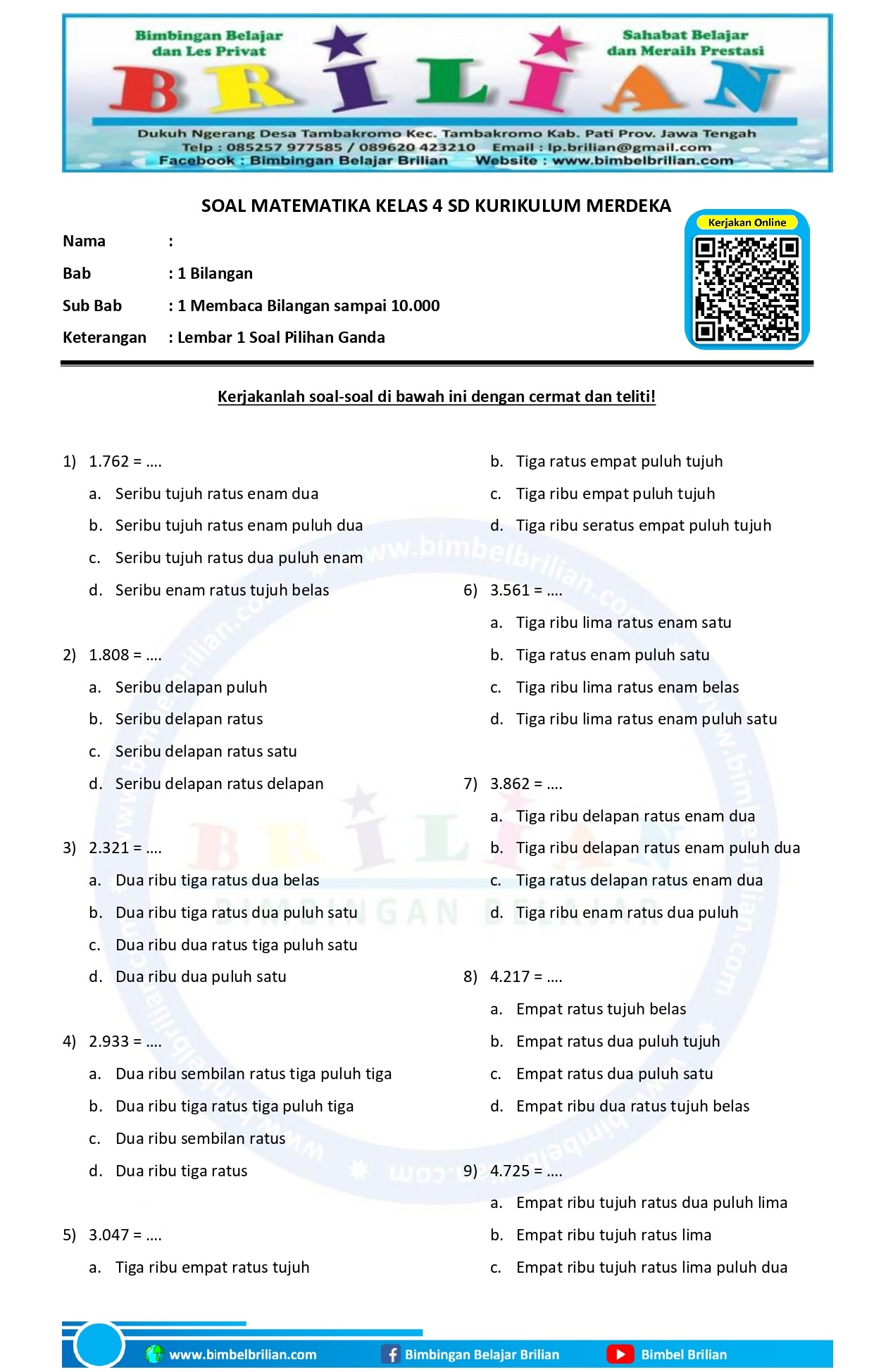 Akhirnya Ada Kumpulan Contoh Soal Ujian Kelas 4 SD Semester 1 Terlengkap dengan Kunci Jawaban yang Wajib Dipelajari