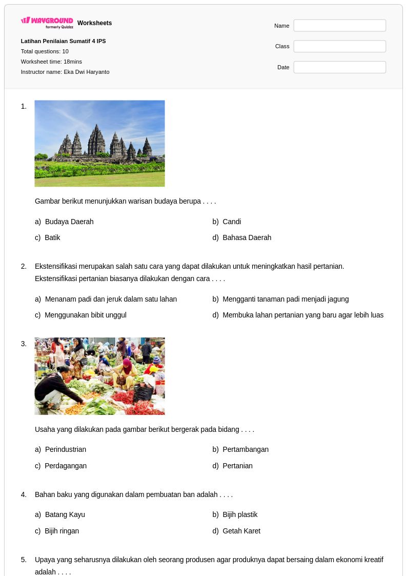 50 lembar kerja Bentuk lahan untuk Kelas 5 di Wayground Gratis 50 lembar kerja Bentuk lahan untuk Kelas 5 di Wayground Gratis