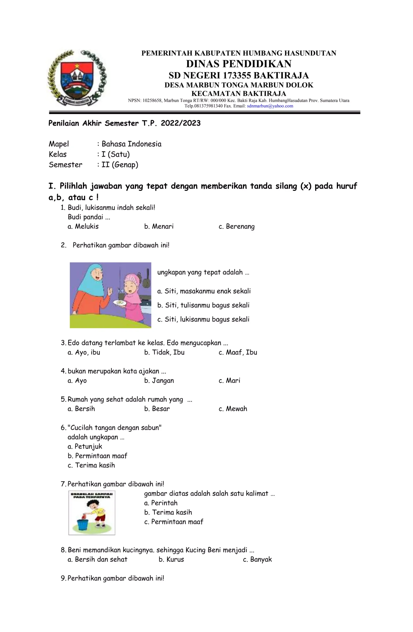 Terbukti! 7 Contoh Soal Ujian Kelas 1 SD 2018 yang Bikin Anak Pintar Sebelum Terlambat