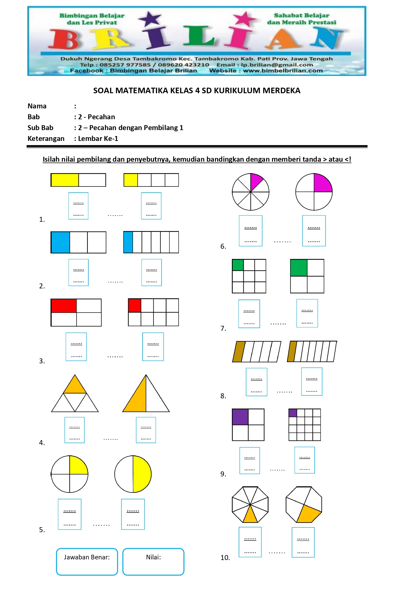 Contoh soal matematika tema 4 kelas 3 sd stakmanokwari ac id