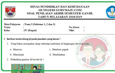 Terbukti! 7 Contok Soal PAS Kelas 4 Kurikulum 2013 Tema 3 yang Bikin Nilai Naik Seketika