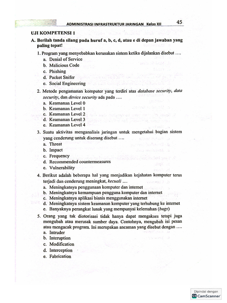 Rahasia Lulus Ujian dengan Soal Simdig TKJ Kelas 3 2017 yang Wajib Kamu Kuasai Rahasia Lulus Ujian dengan Soal Simdig TKJ Kelas 3 2017 yang Wajib Kamu Kuasai