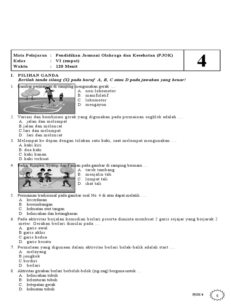 Rahasia Skor Sempurna Kerjakan Soal PJOK Badminton Kelas 4 Agar Jadi Juara