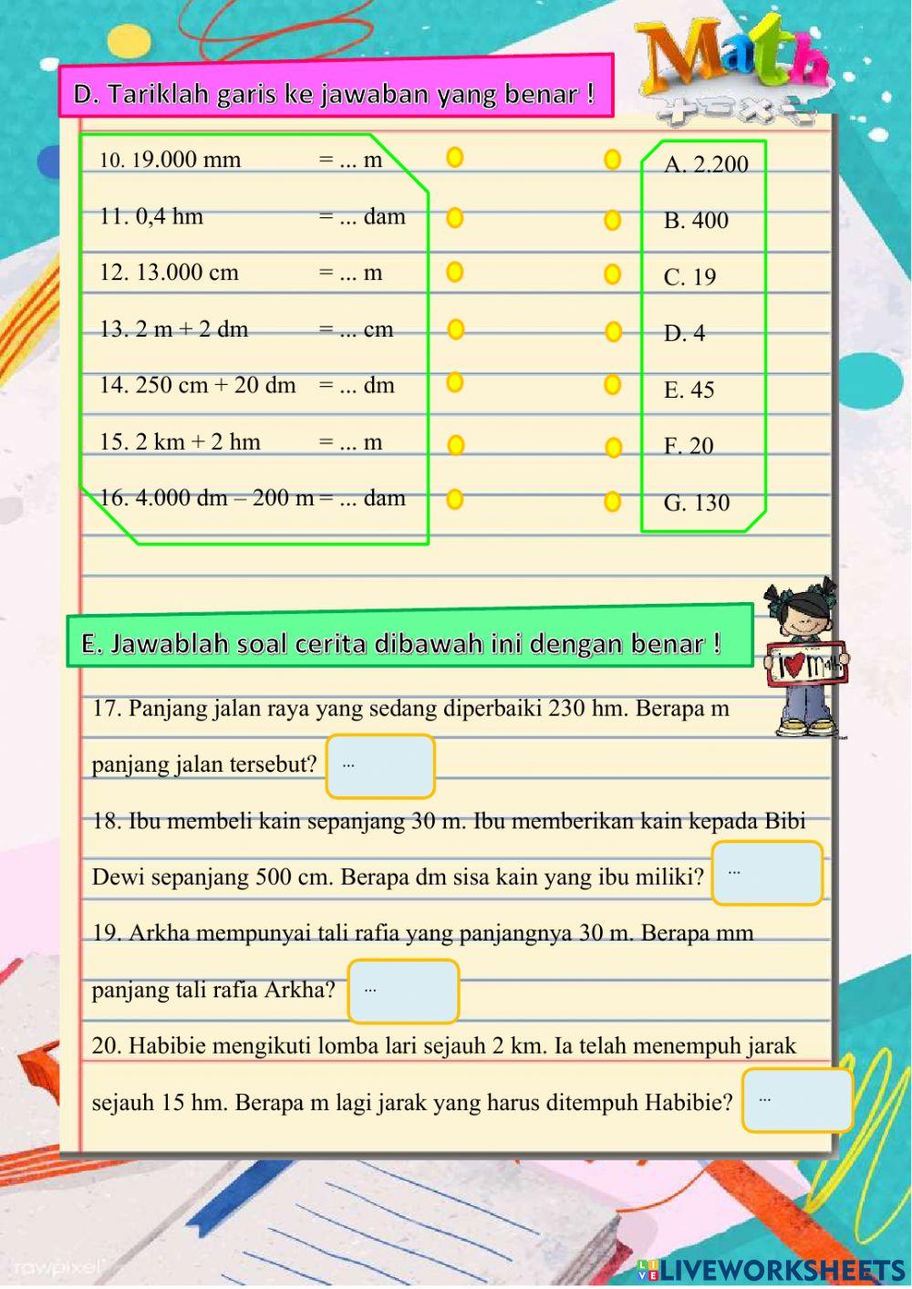 Wajib Tahu! 10 Soal Pilihan Ganda Tentang Satuan Panjang Matematika Kelas 4 Paling Akurat