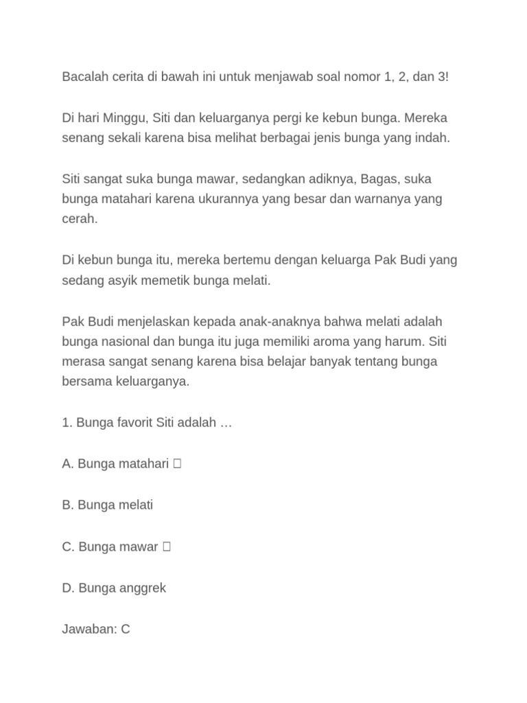 Wajib Tahu Kumpulan soal pilihan ganda tentang meringkas cerita rakyat kelas 4 Terbaru